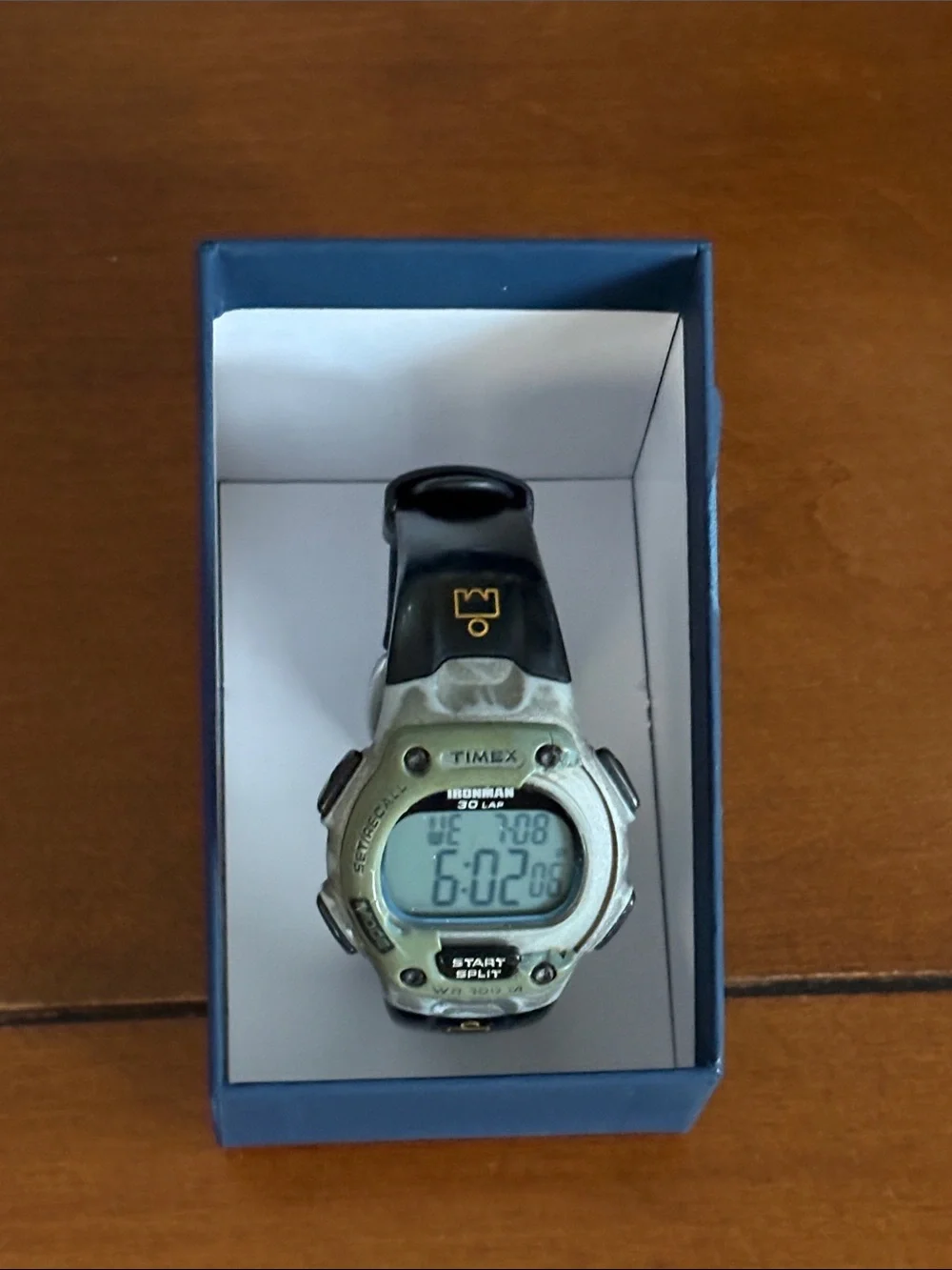 Timex Ironman Digital Watch in Black and Silver